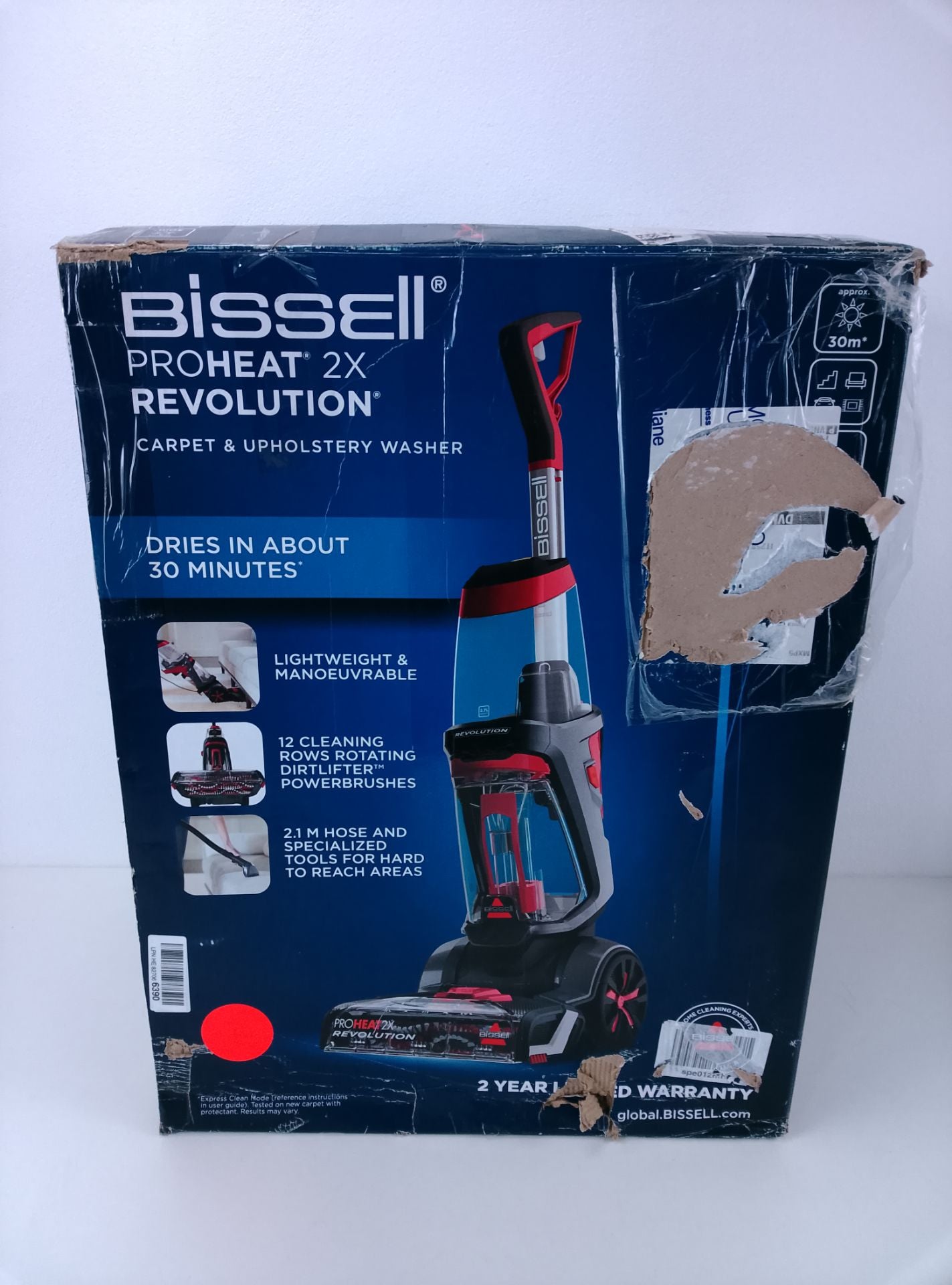 Bissell Proheat 2X Revolution - čelní pohled