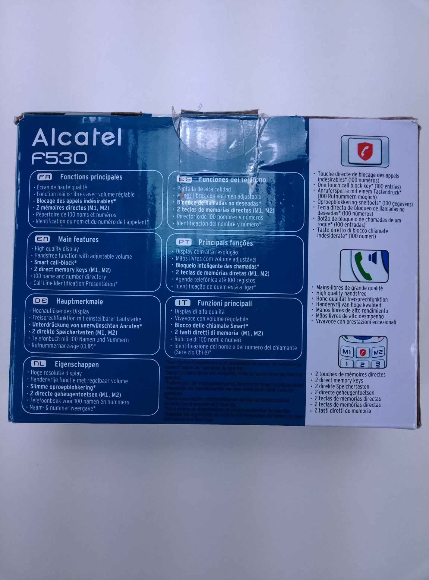 Alcatel F530 - pohled 4