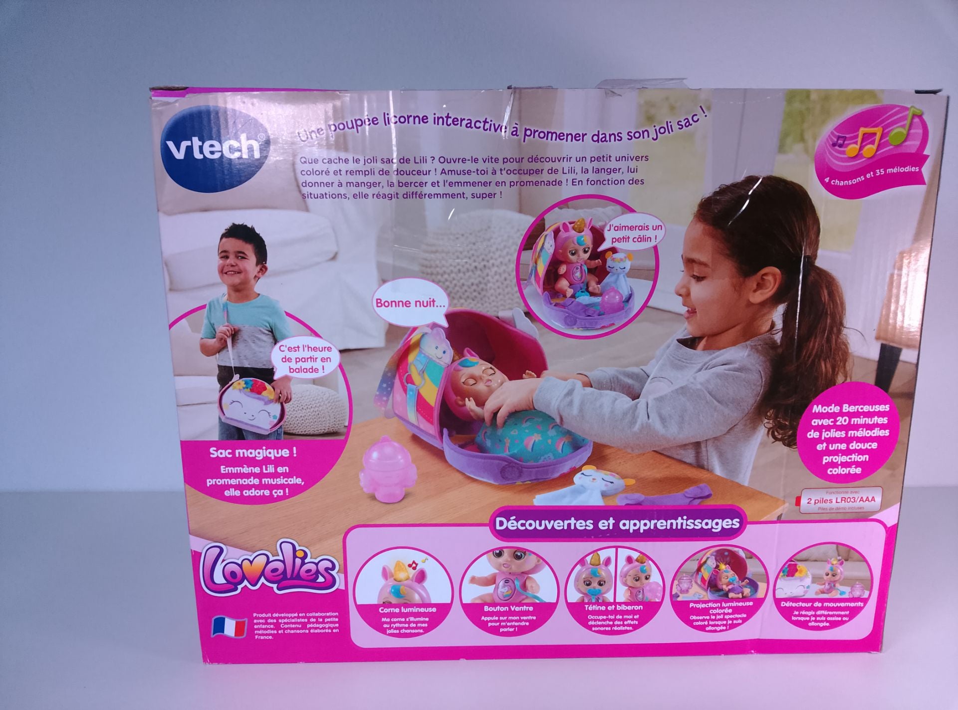 Vtech Lili, ma poupée licorne magique - pohled 4