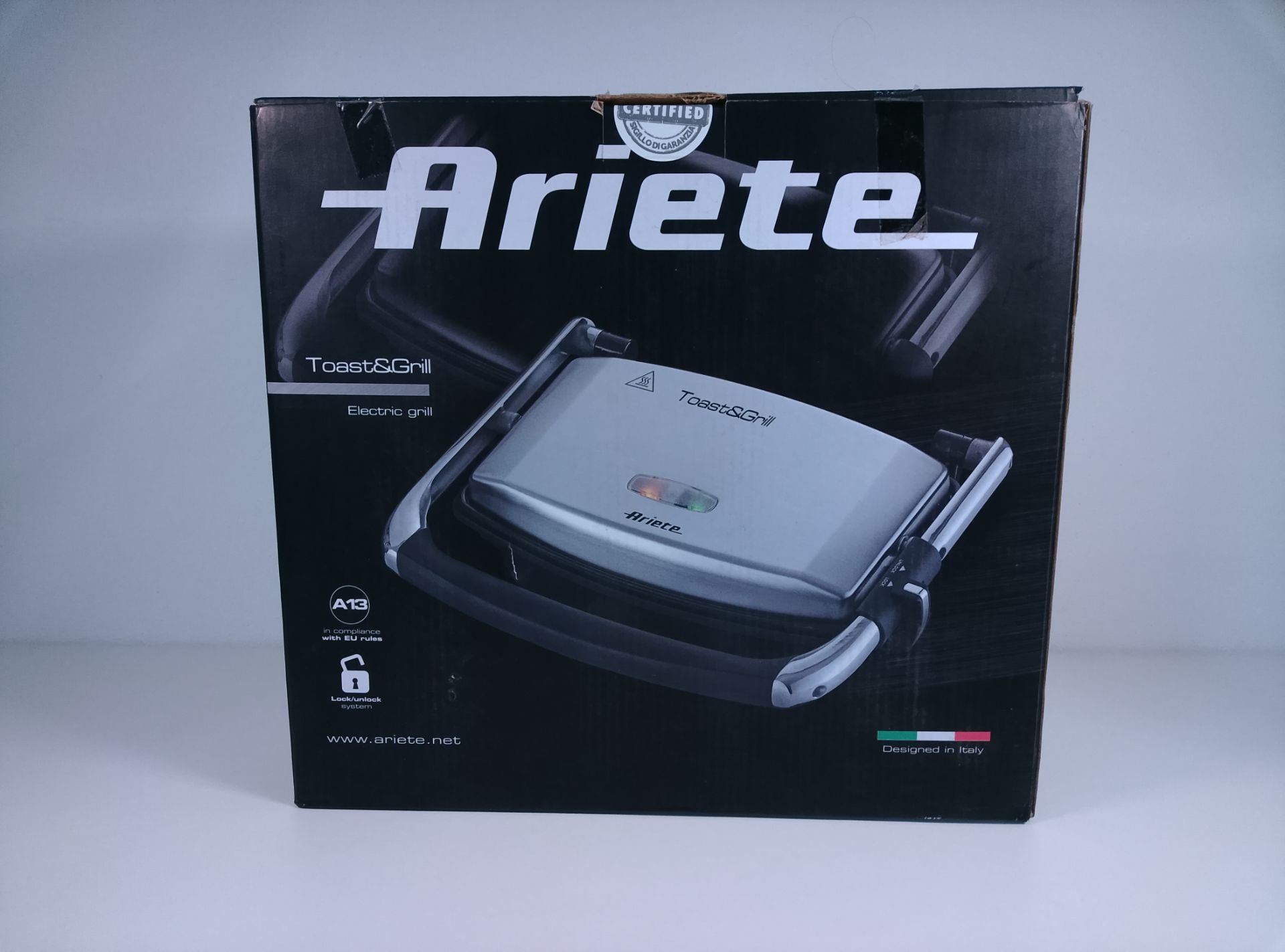 Ariete Toast&Grill - čelní pohled