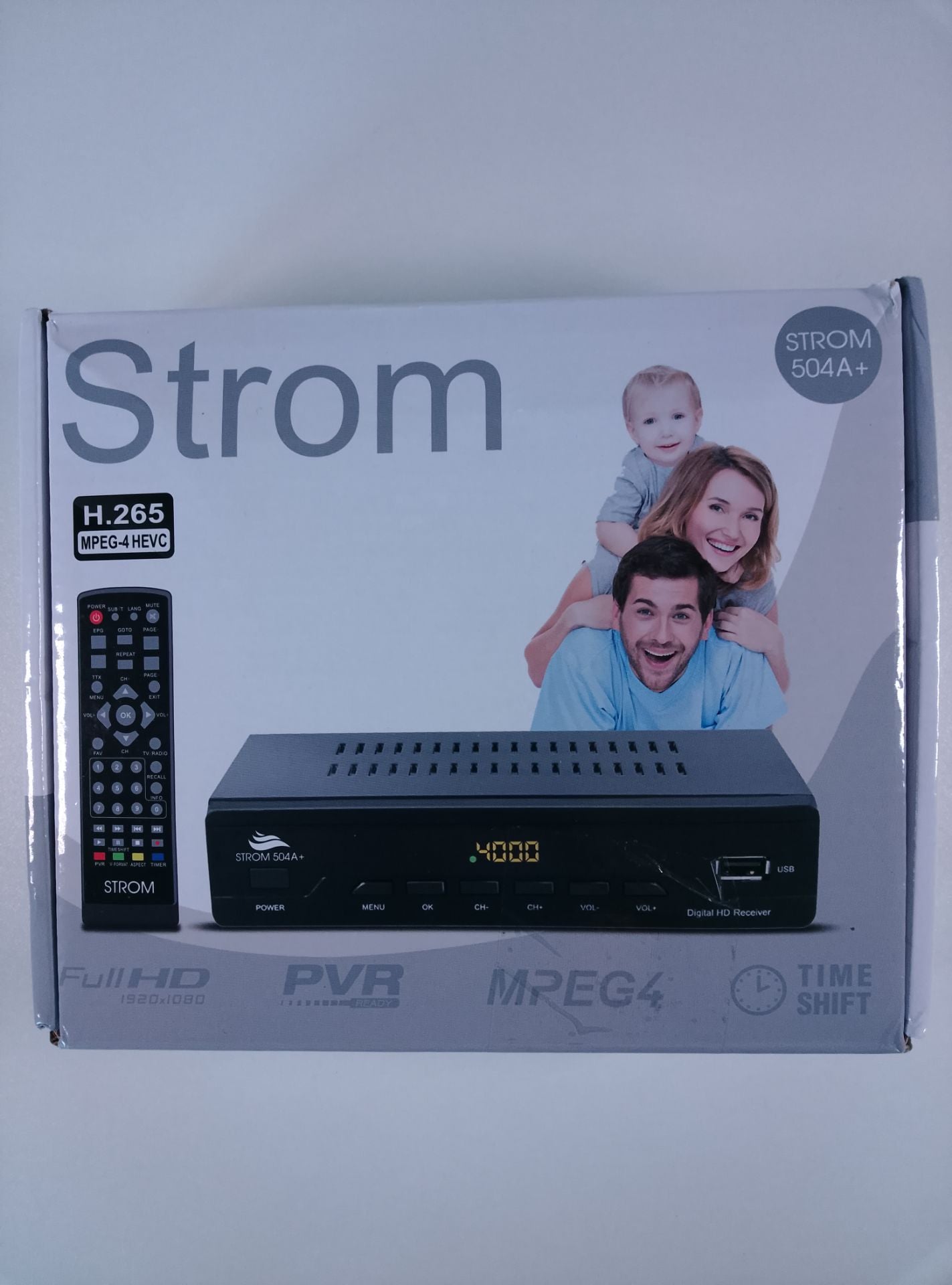 Strom 504A+ - čelní pohled