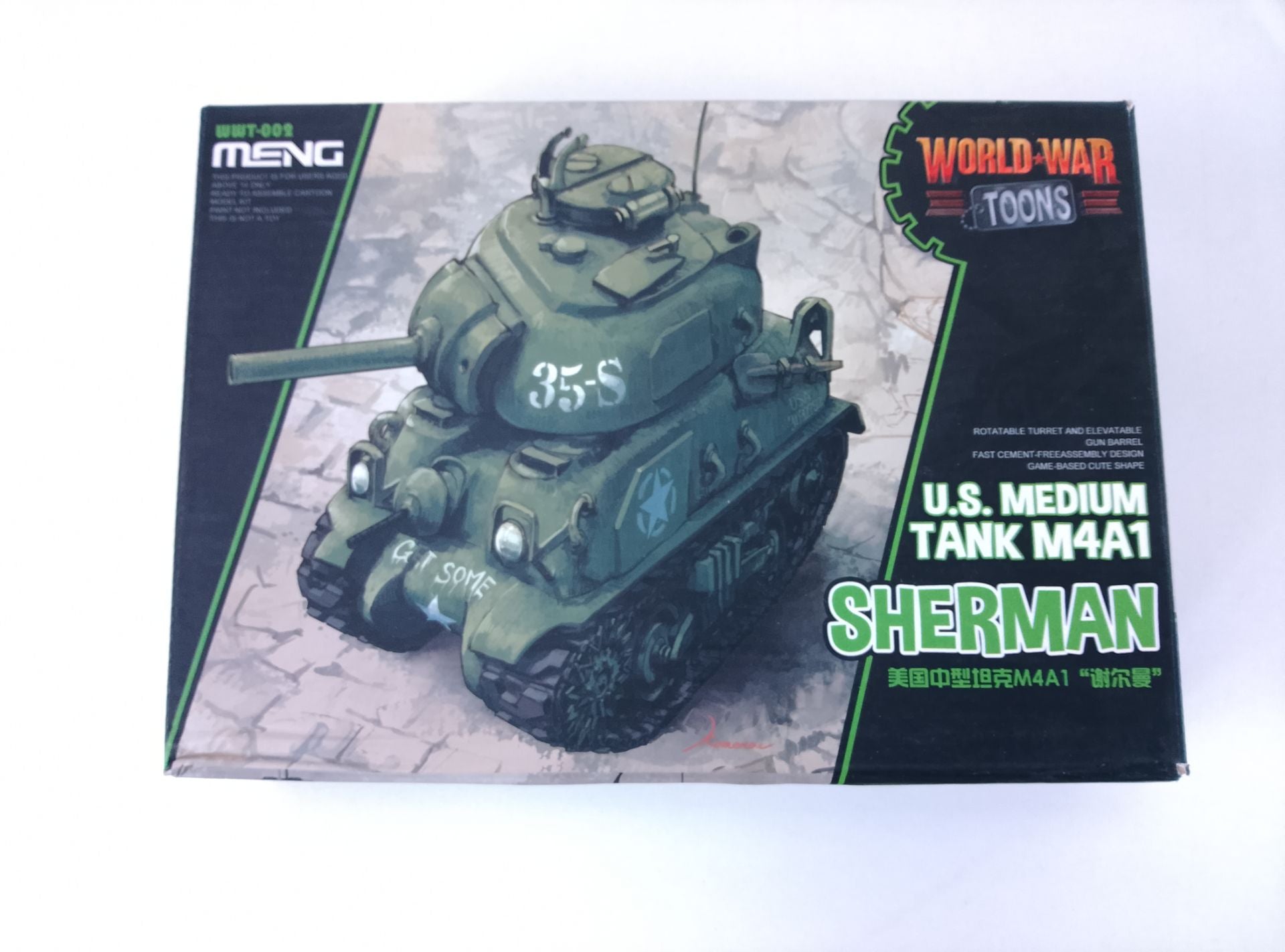 Meng Sherman - čelní pohled