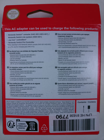 Nintendo AC adapter - pohled 2