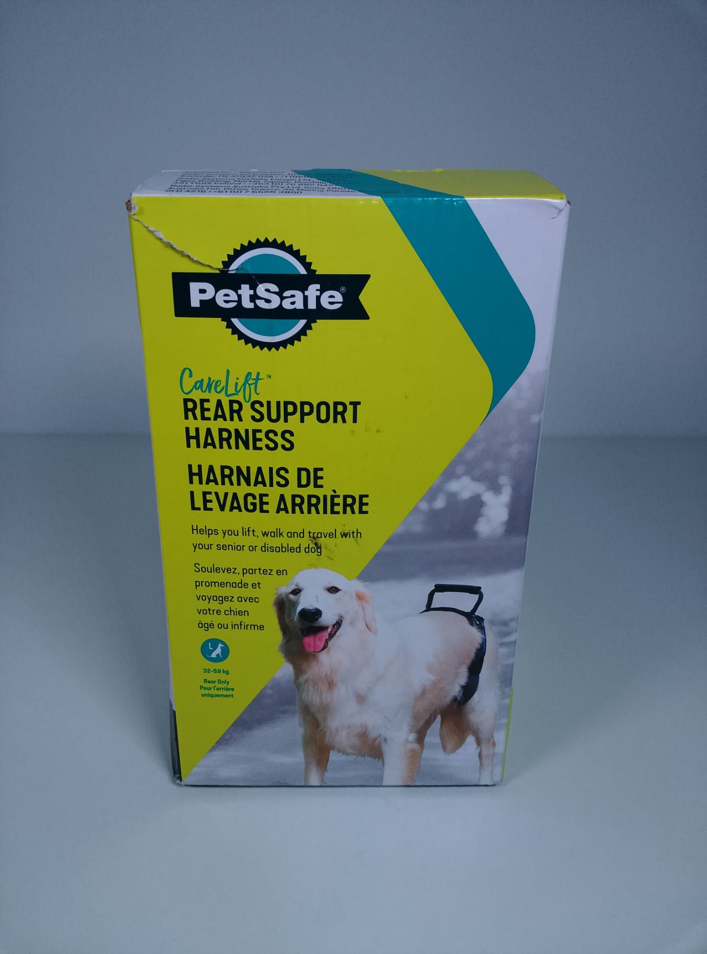 PetSafe Carelift Rear Support Harness - čelní pohled