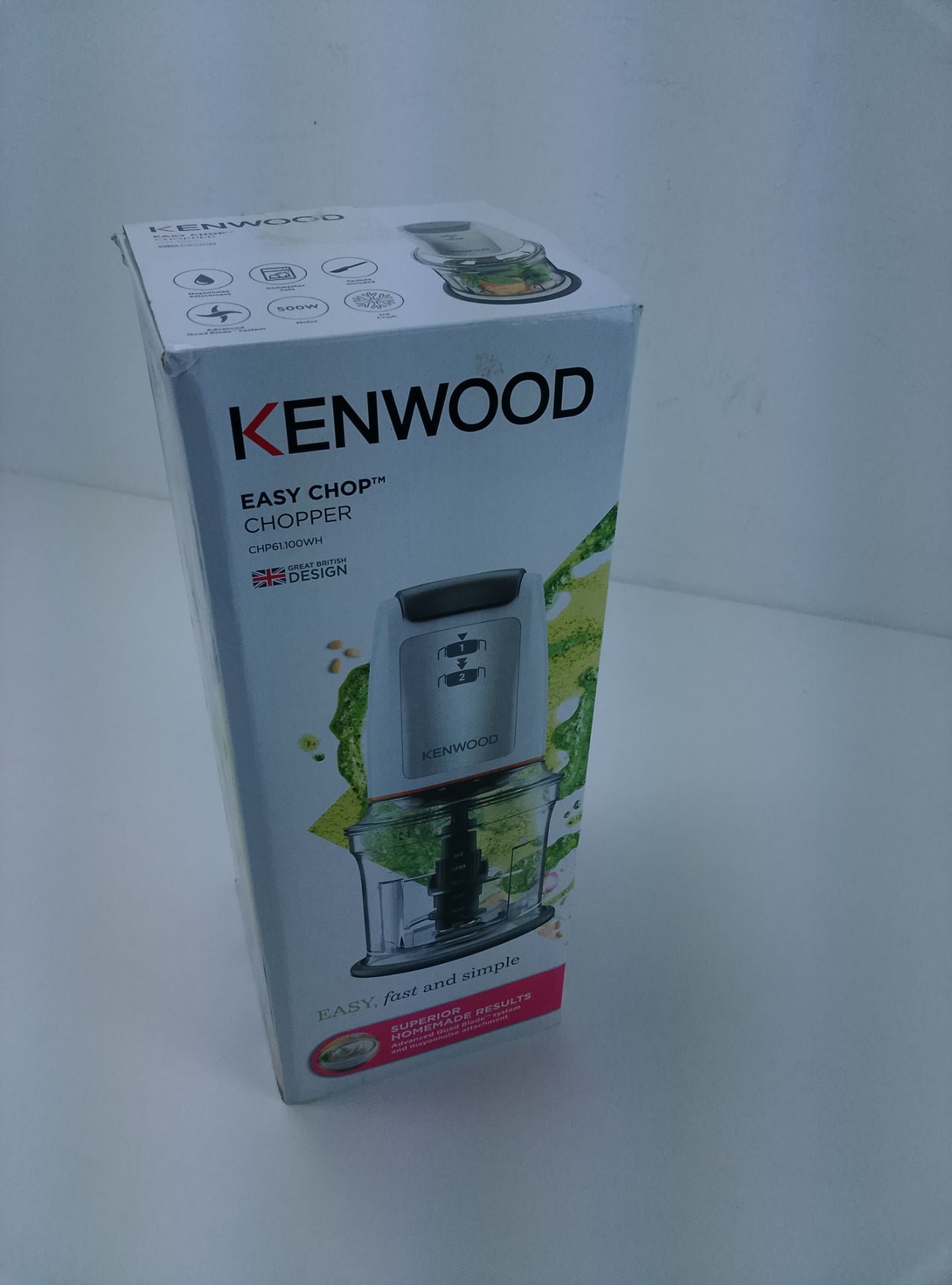 Kenwood Easy Chop - čelní pohled