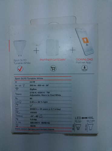 OSRAM Spot GU10 Tunable White - pohled 2