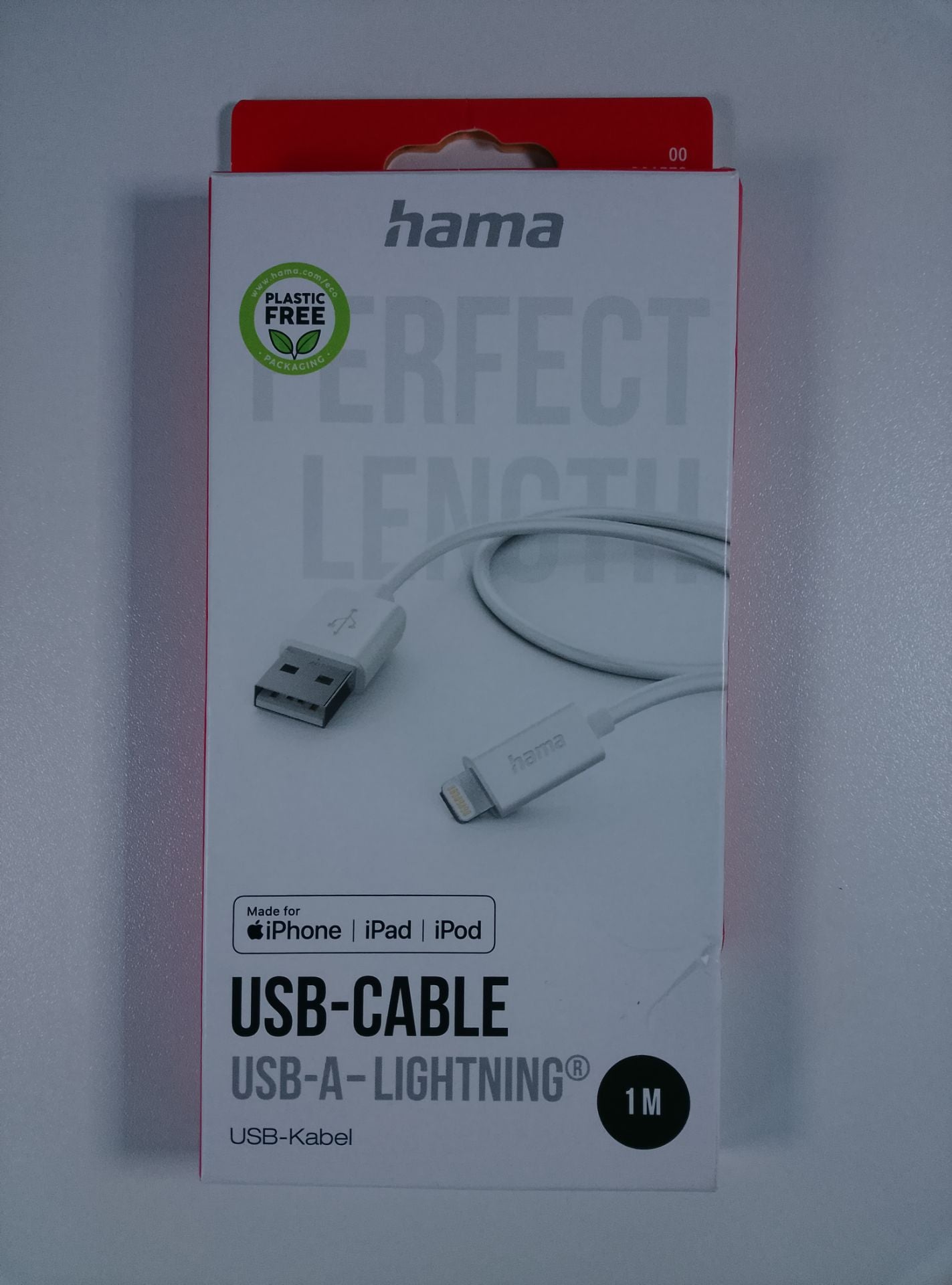 Hama USB-A-LIGHTNING - čelní pohled