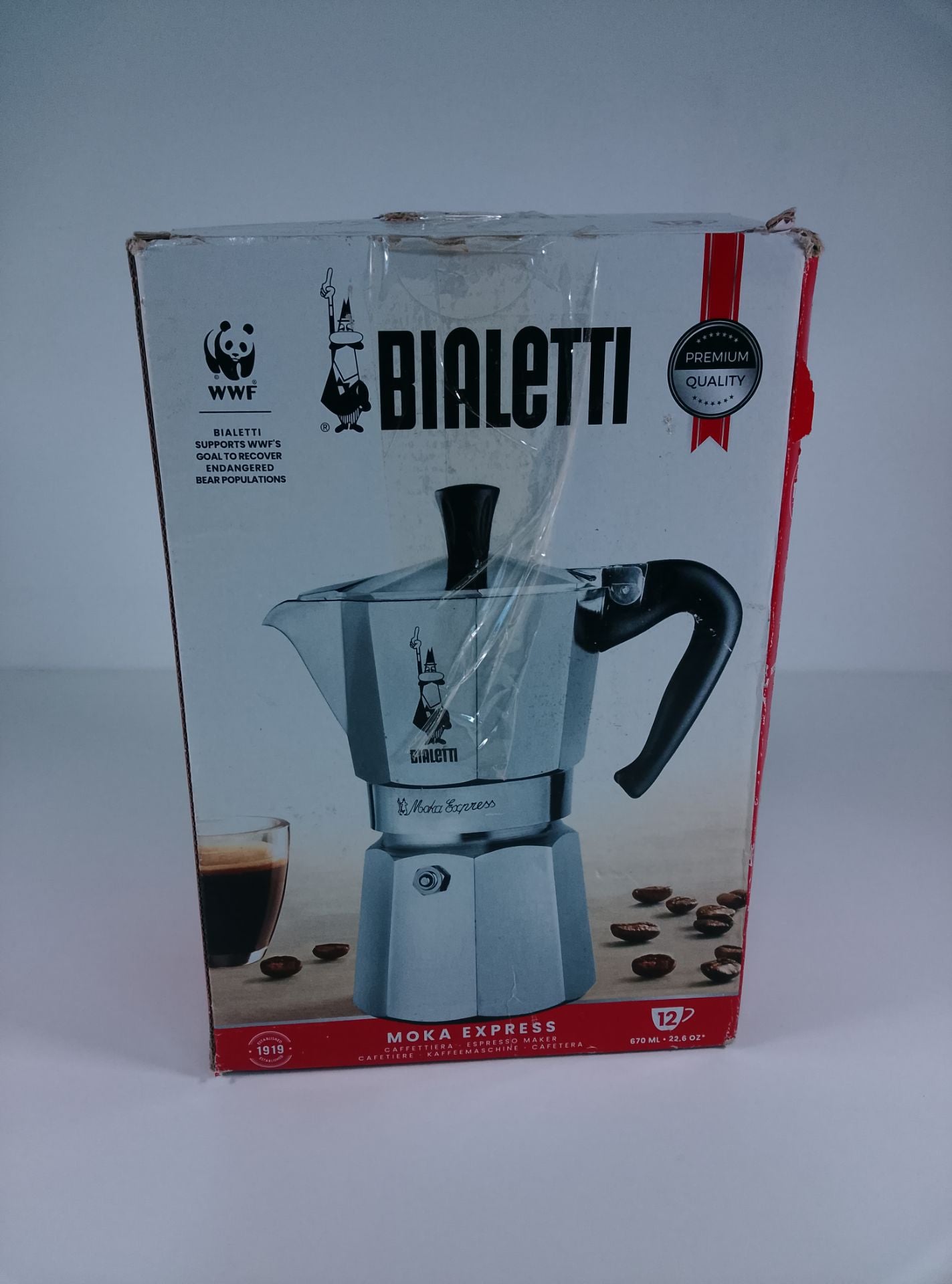 Bialetti Moka Express - čelní pohled