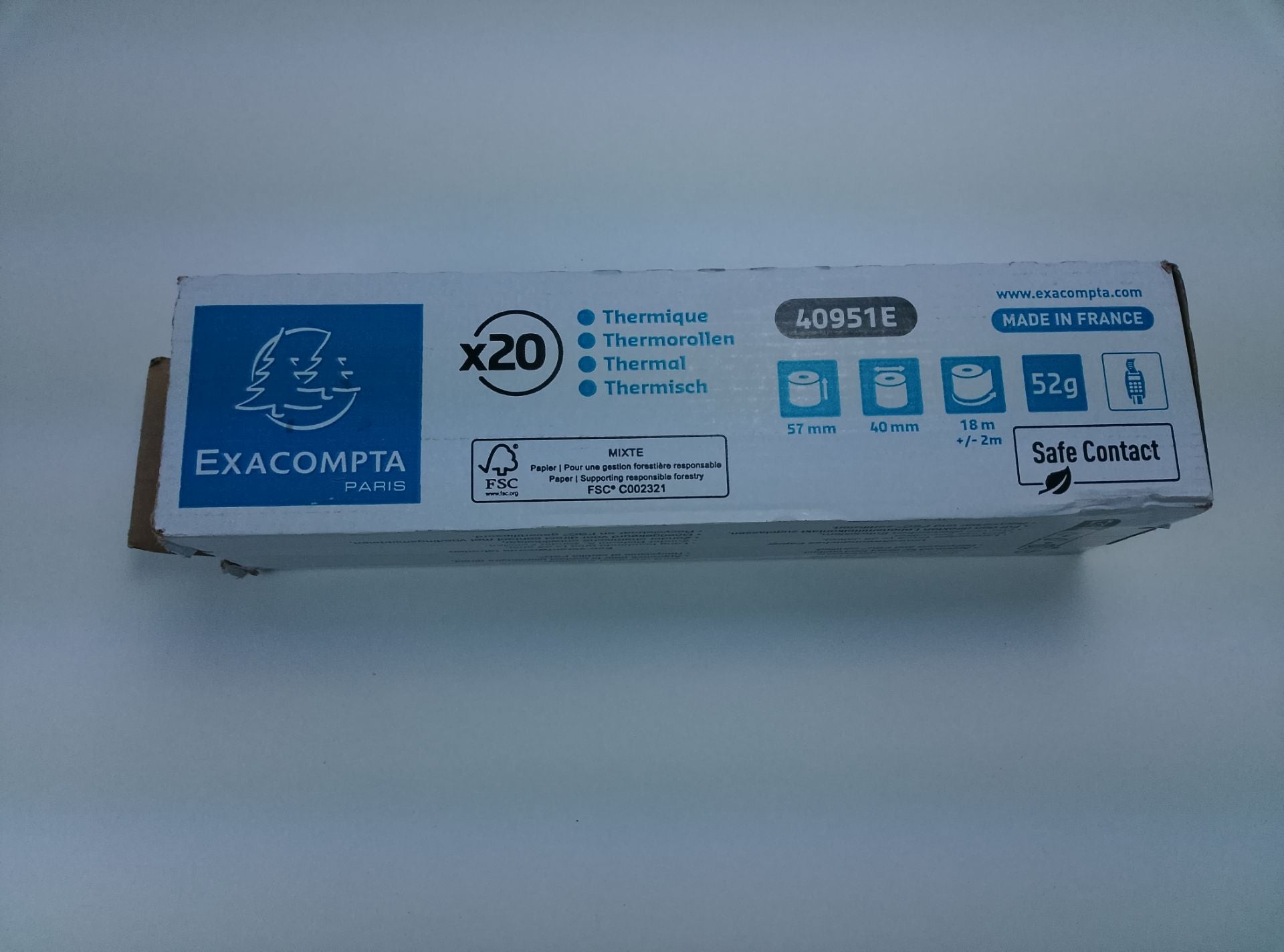 Exacompta 40951E - čelní pohled