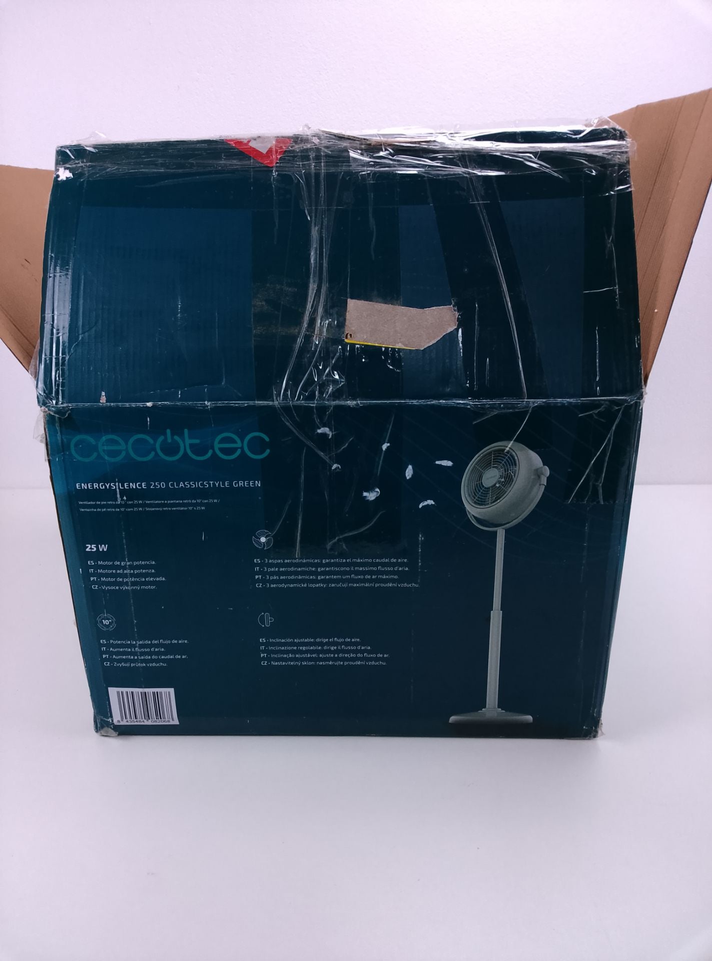 Cecotec Energysilence 250 Classicstyle Green - čelní pohled