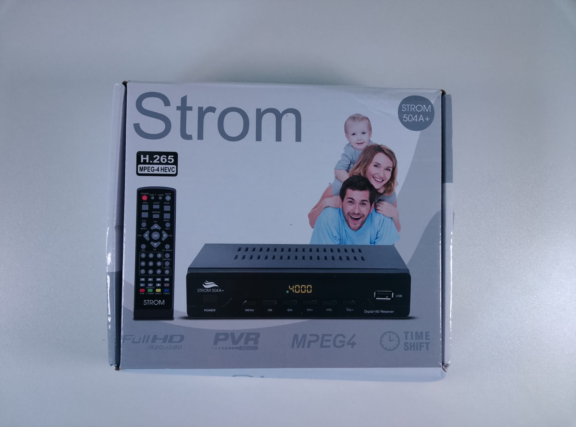 Strom 504A+ - čelní pohled