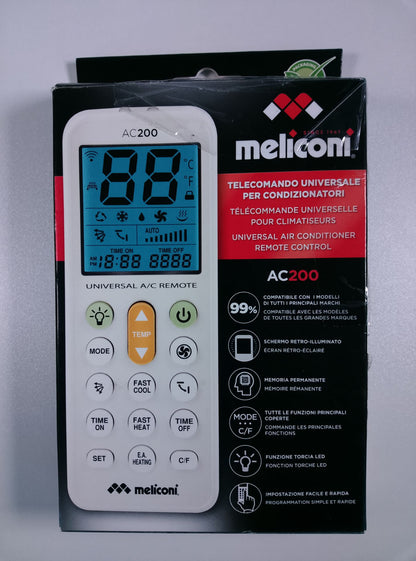 Meliconi AC200 - čelní pohled