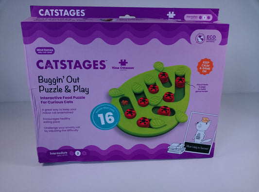 Catstages Buggin' Out Puzzle & Play - čelní pohled
