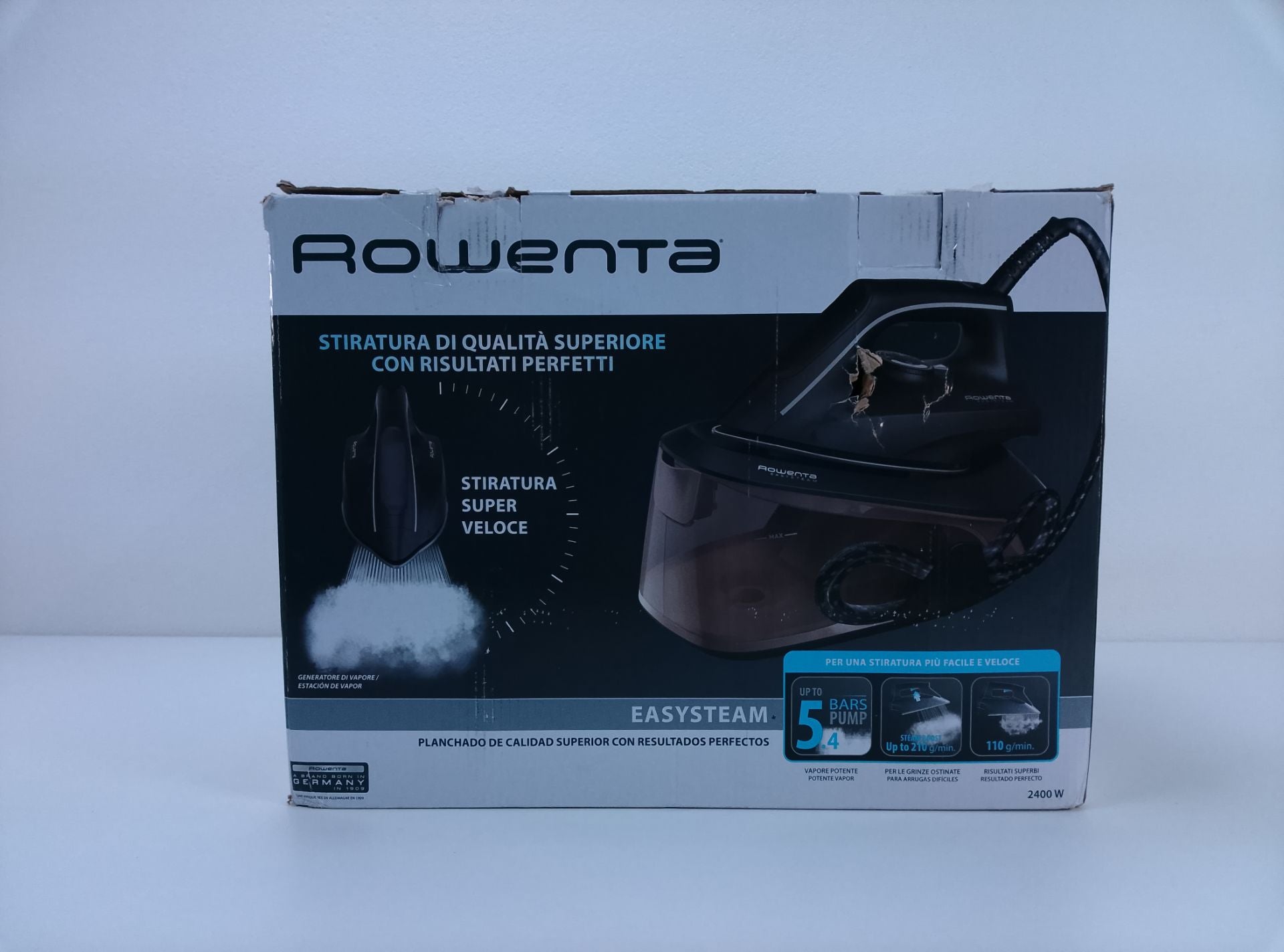 Rowenta Easysteam - čelní pohled