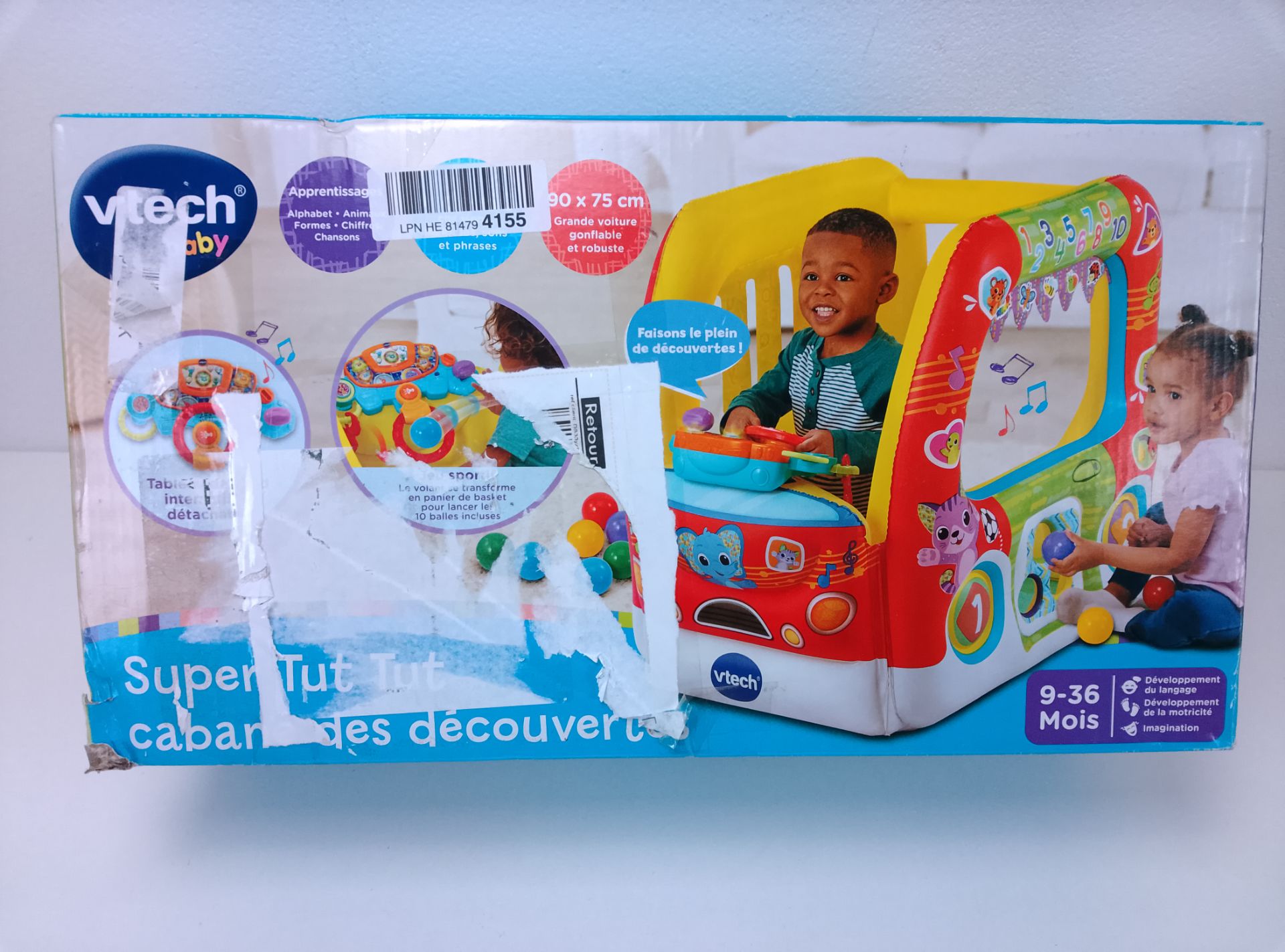 Vtech Super Tut cabane des découvertes - čelní pohled