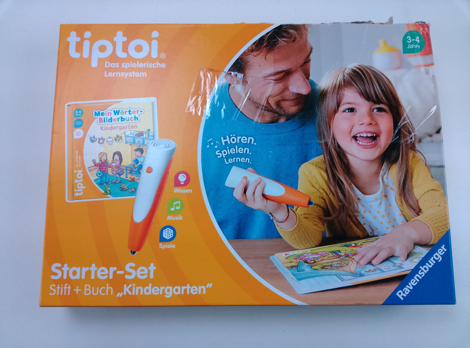 Tiptoi Starter-Set Stift + Buch "Kindergarten" - čelní pohled