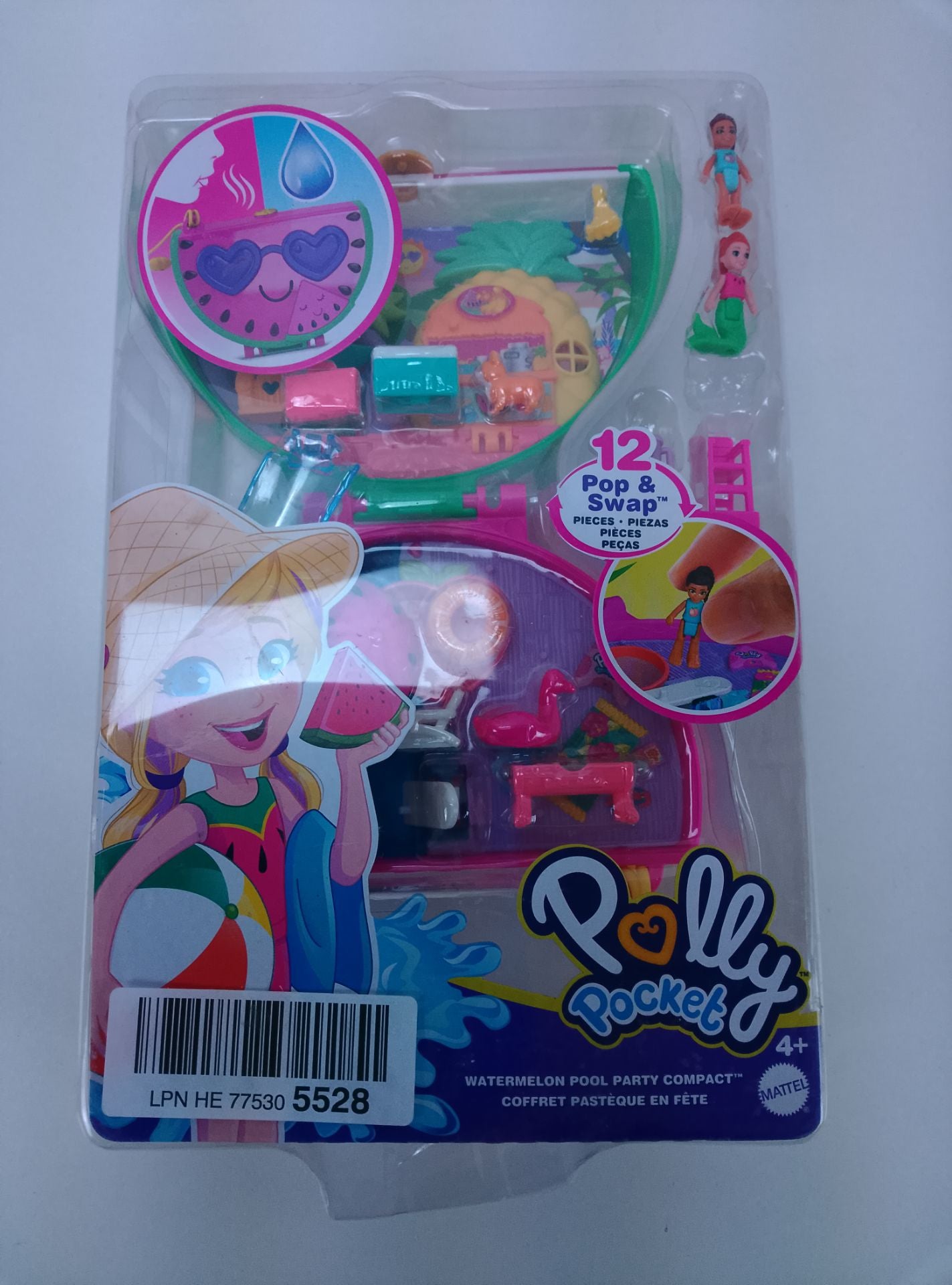Polly Pocket Watermelon Pool Party Compact - čelní pohled