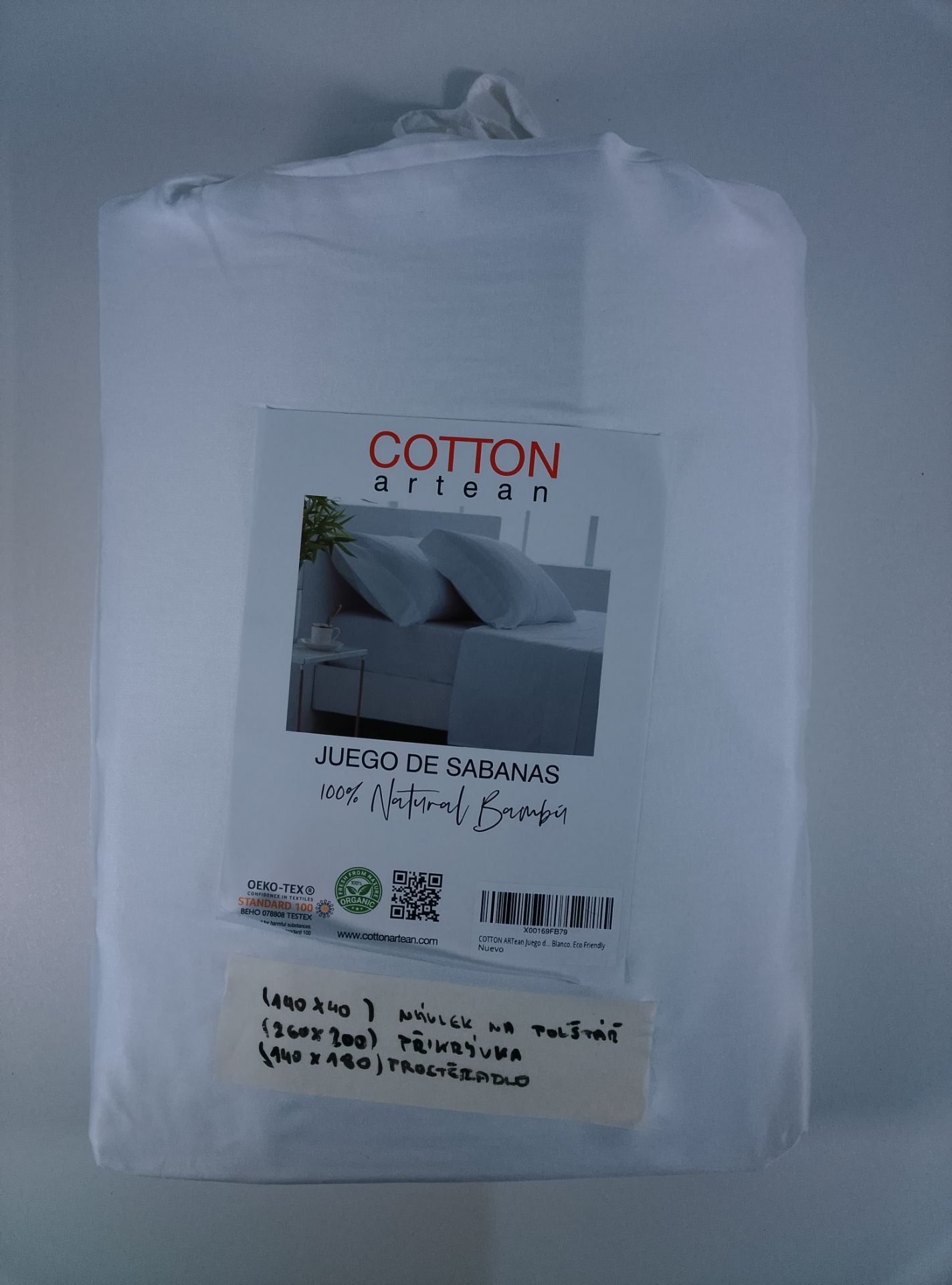 Cotton artean Neznámý model - čelní pohled