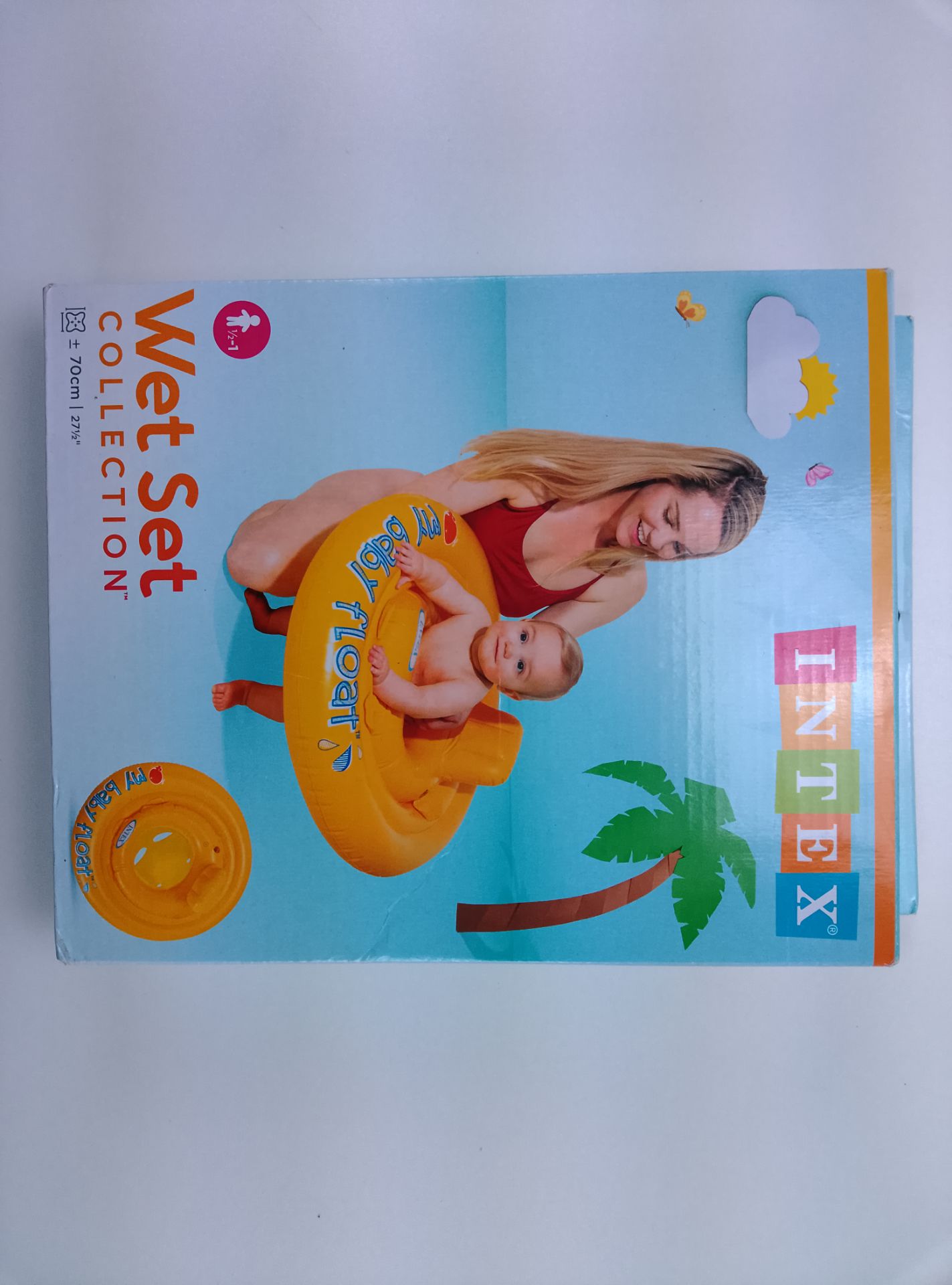 Intex Lazy float - čelní pohled
