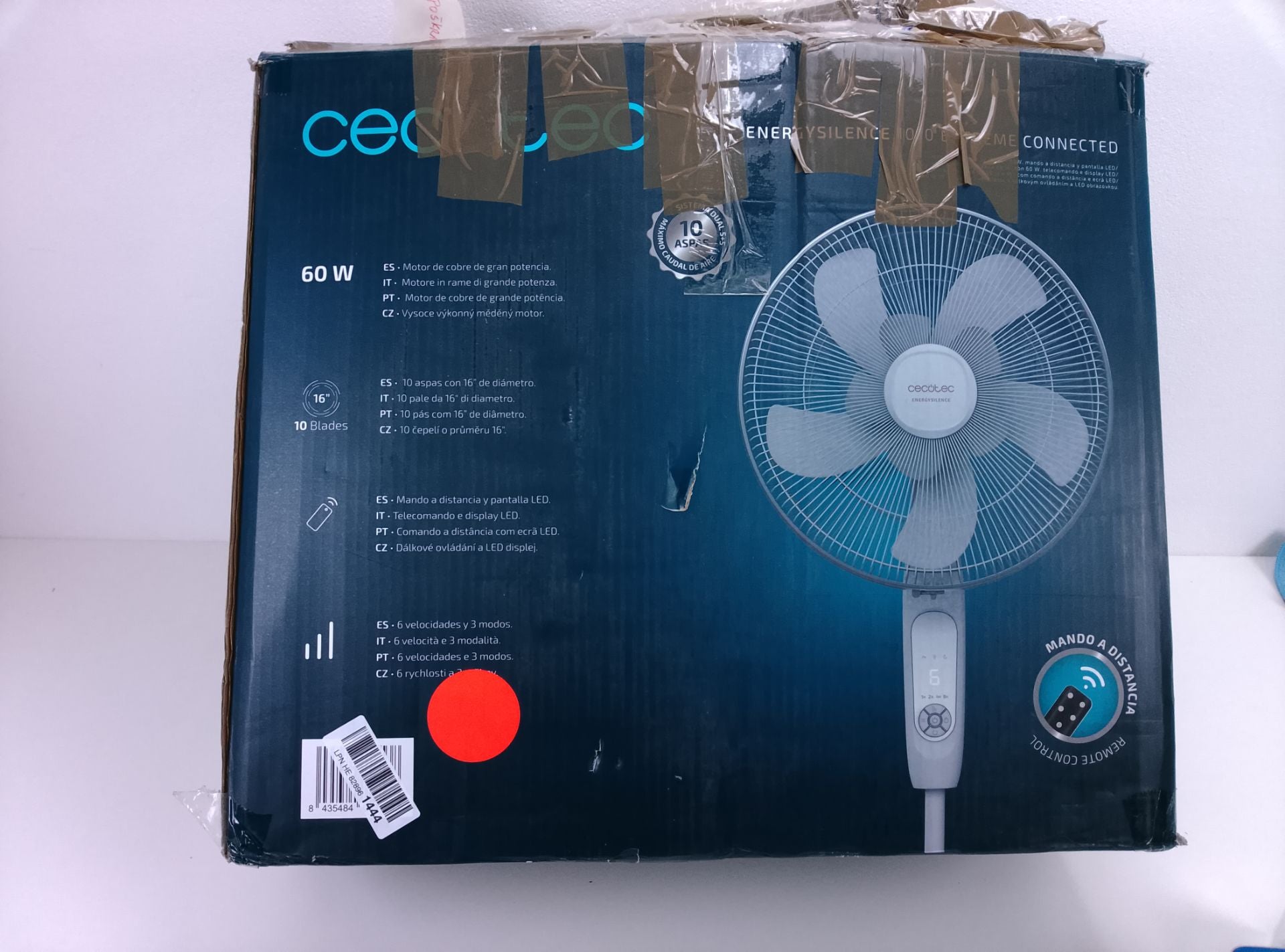 Cecotec 60 W - čelní pohled