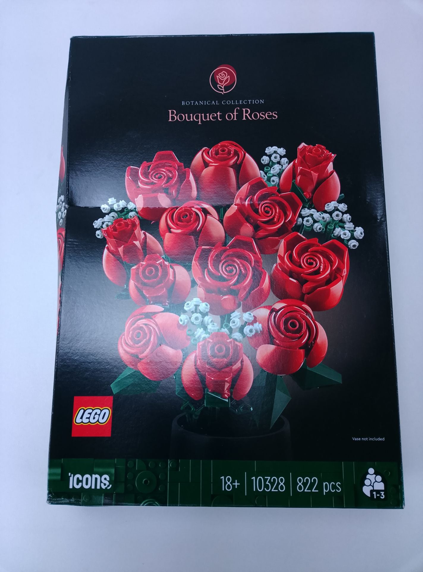 Lego Bouquet of Roses - čelní pohled
