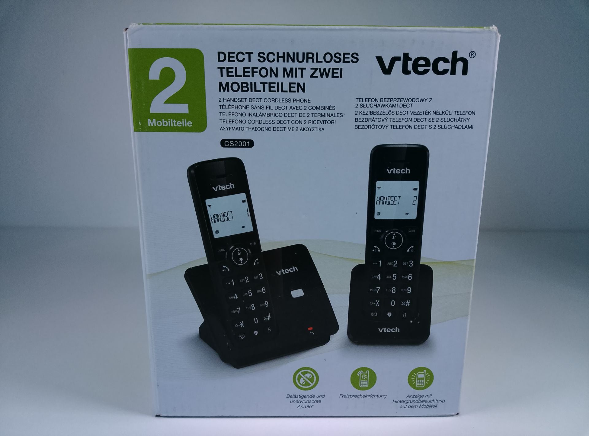 Vtech CS2001 - čelní pohled