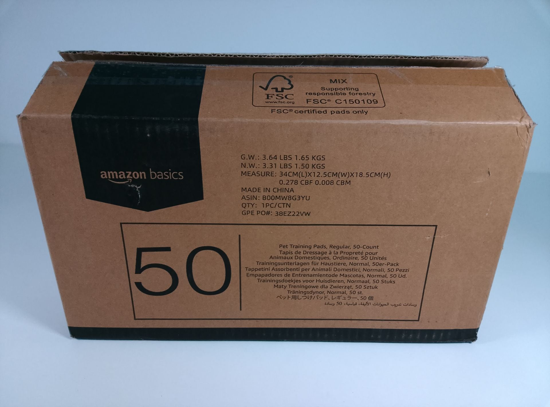 Amazon Basics Neznámý model - čelní pohled