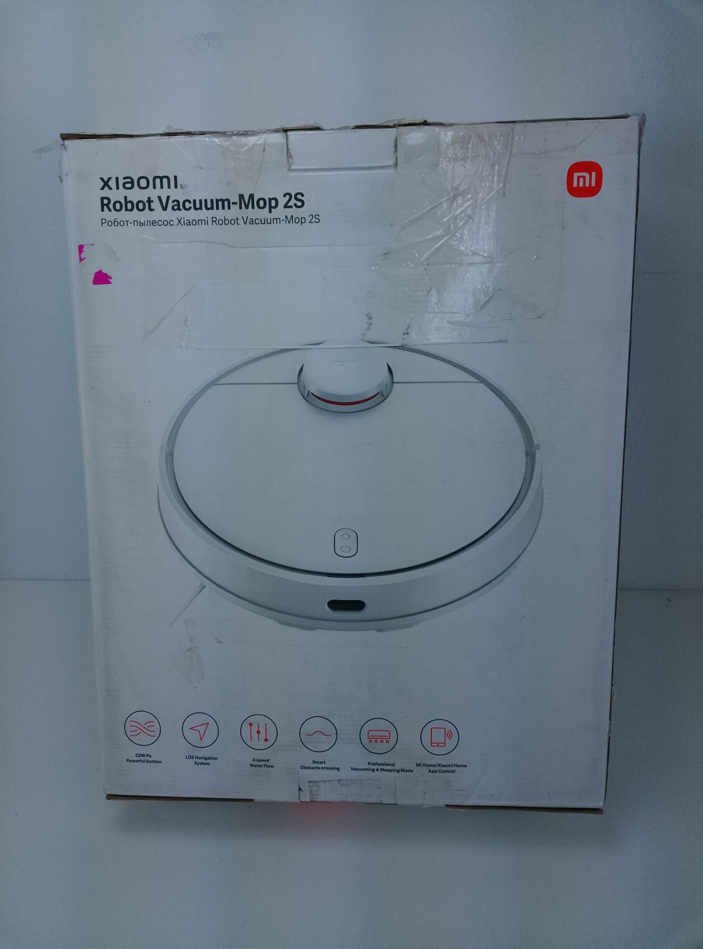 Xiaomi Robot Vacuum-Mop 2S - čelní pohled