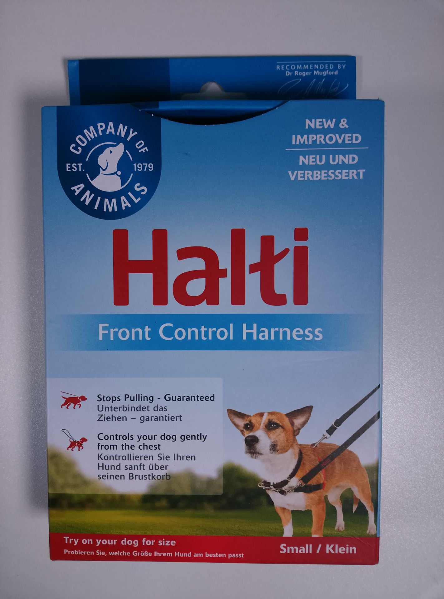 Halti Front Control Harness - čelní pohled