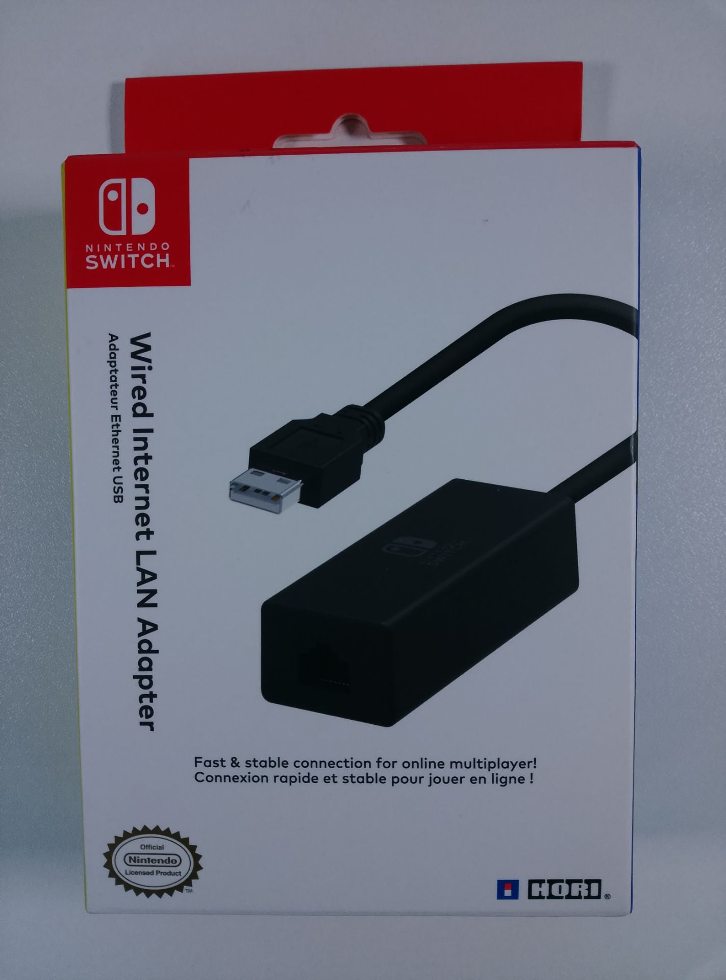 Nintendo Wired Internet LAN Adapter - čelní pohled