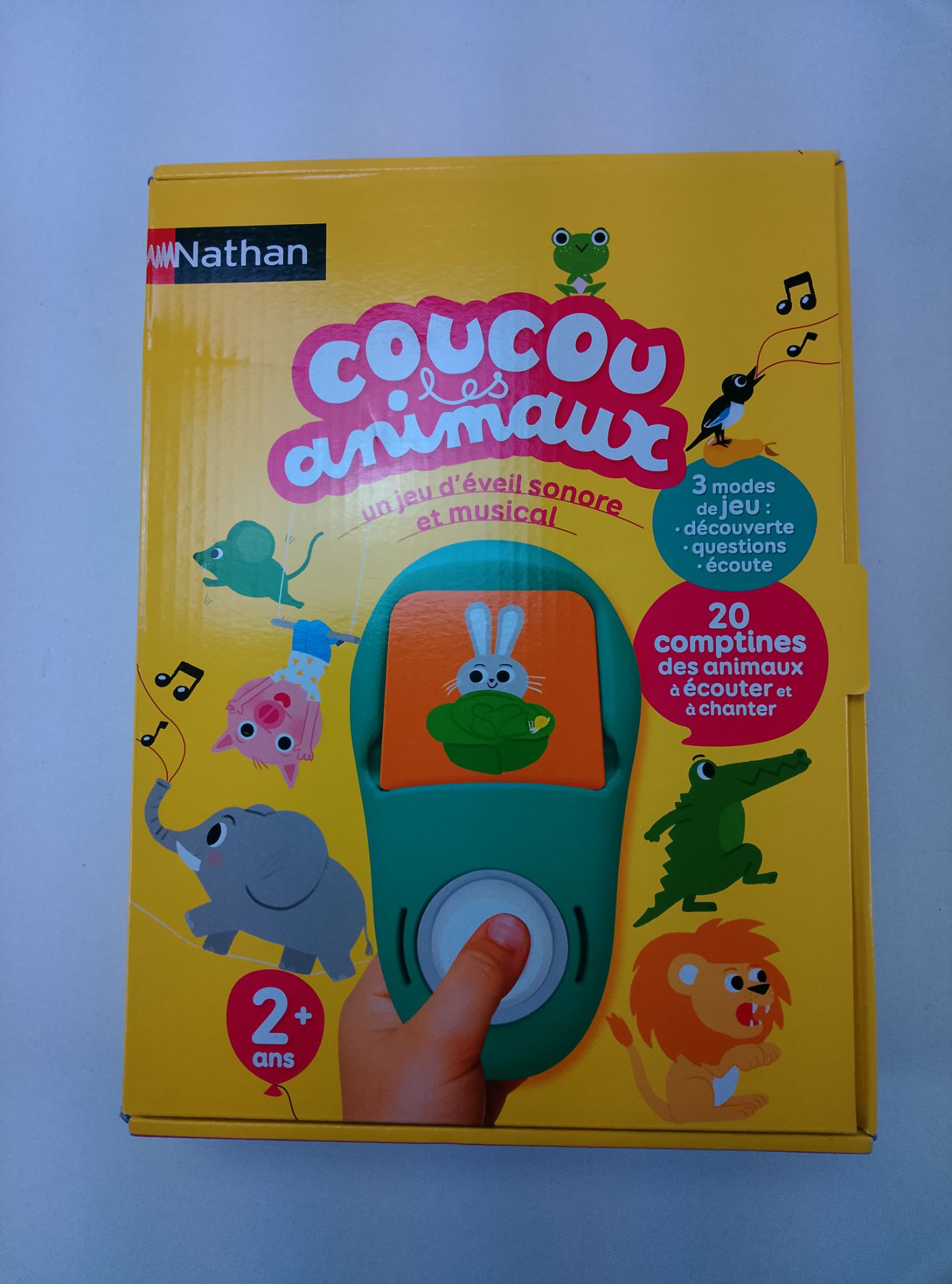 Nathan Coucou les animaux - čelní pohled