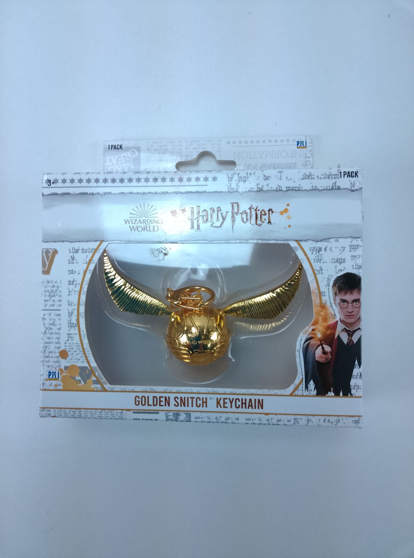 Harry Potter Golden Snitch Keychain - čelní pohled