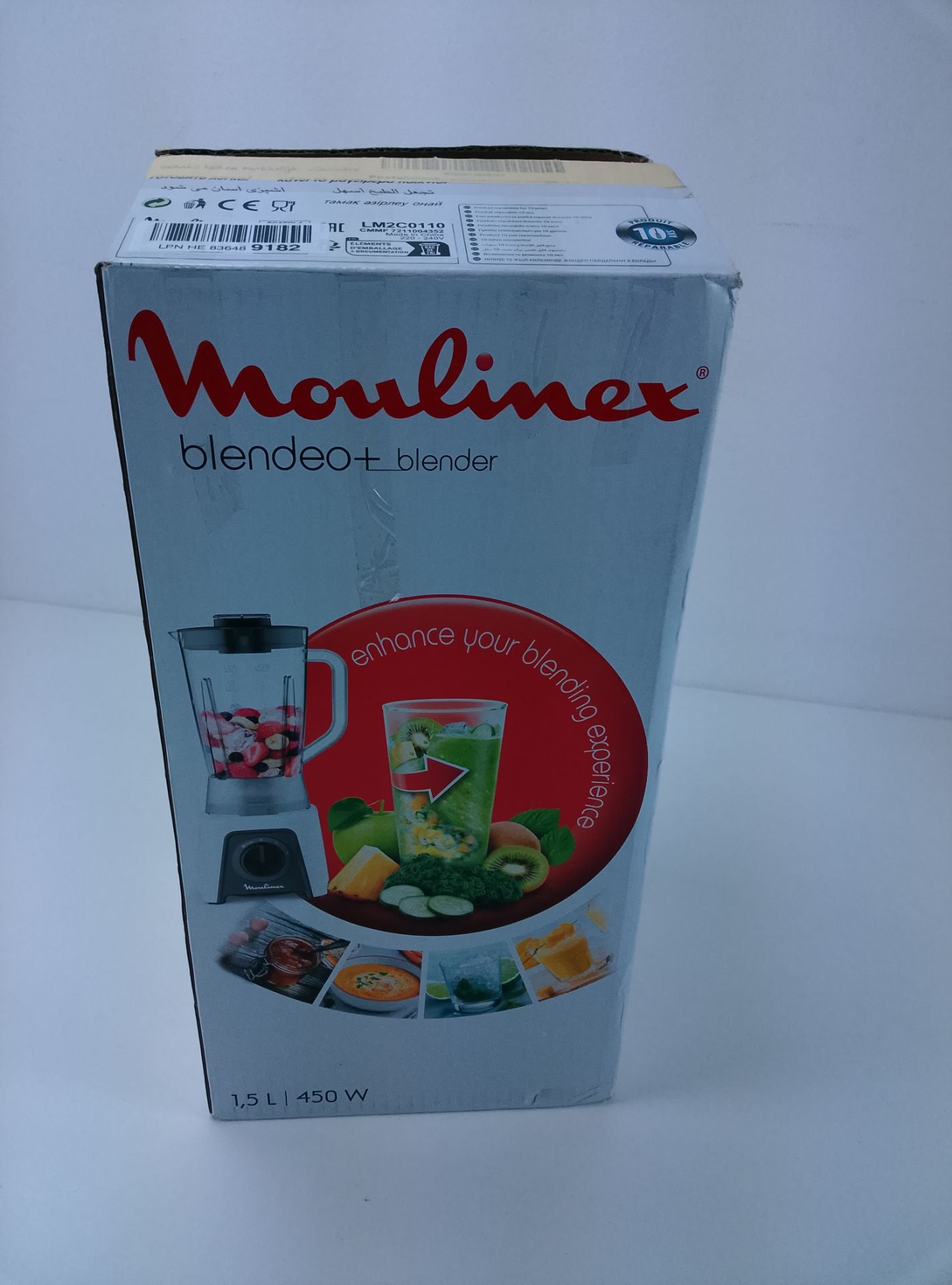 Moulinex blendeo+ - čelní pohled