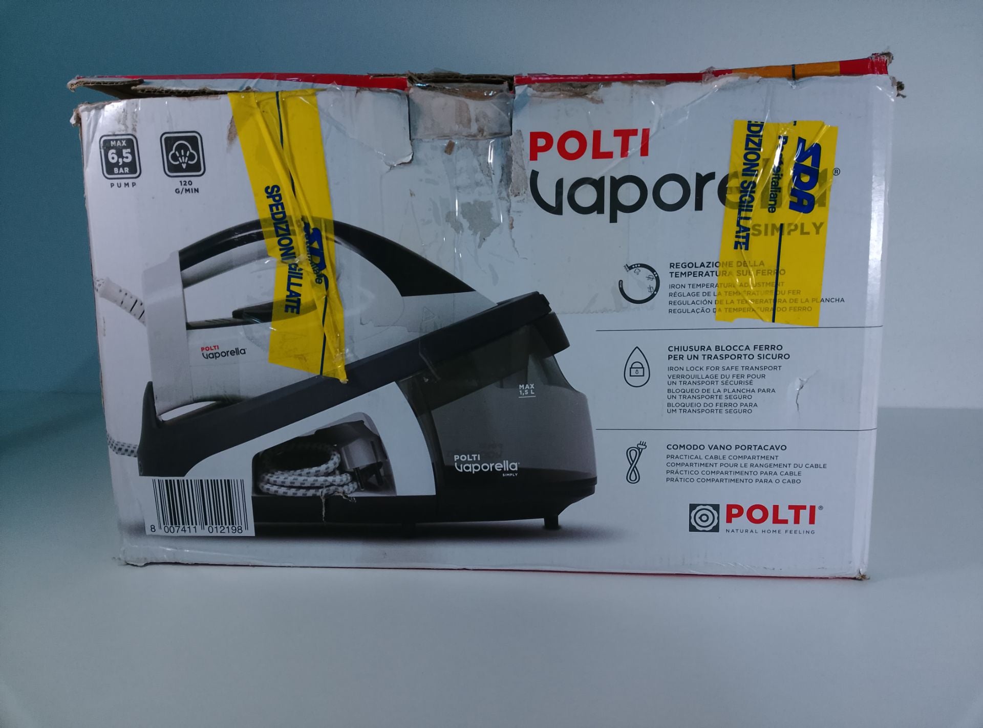 Polti Vaporella - čelní pohled
