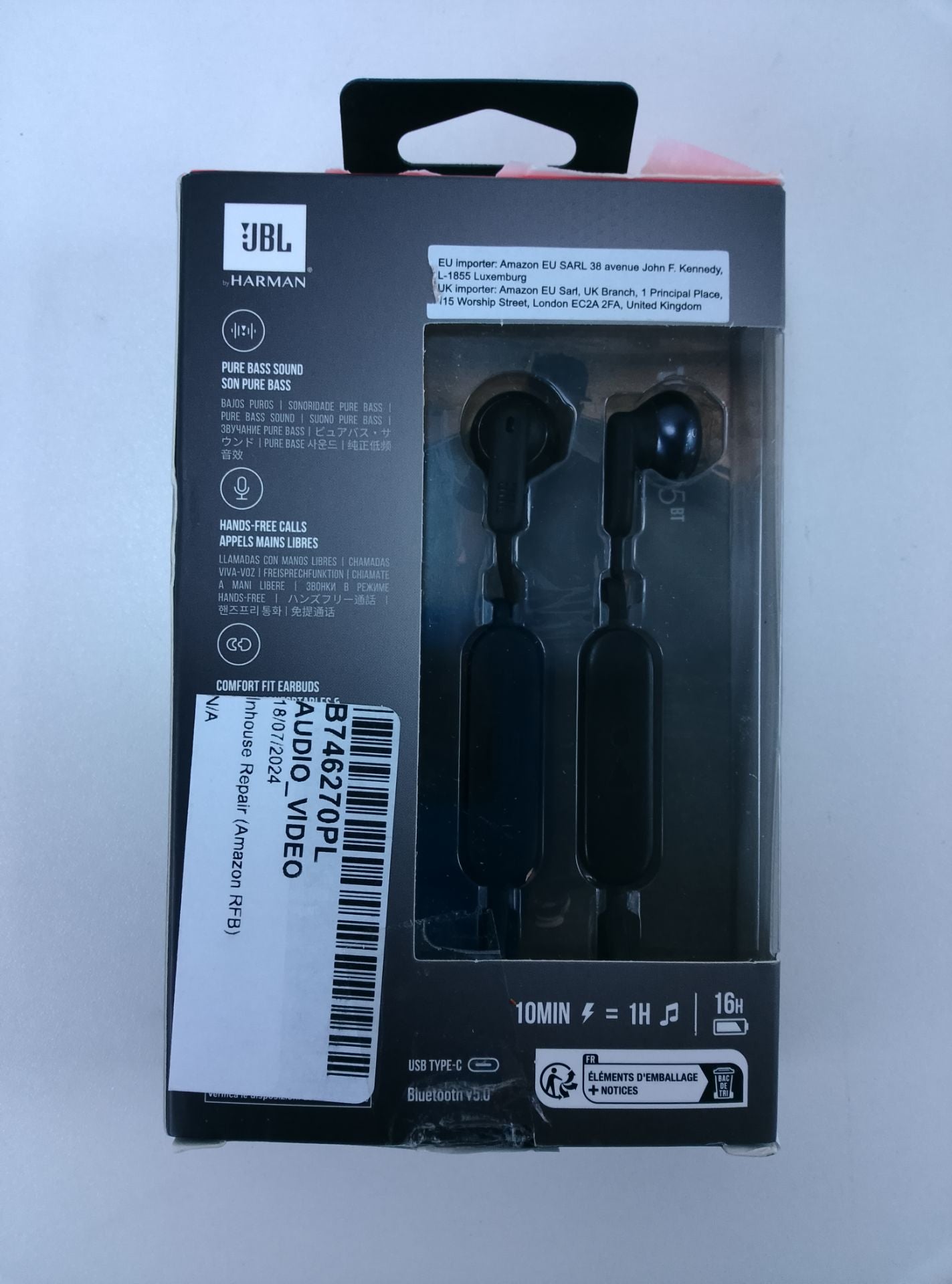 JBL Neznámý model - čelní pohled
