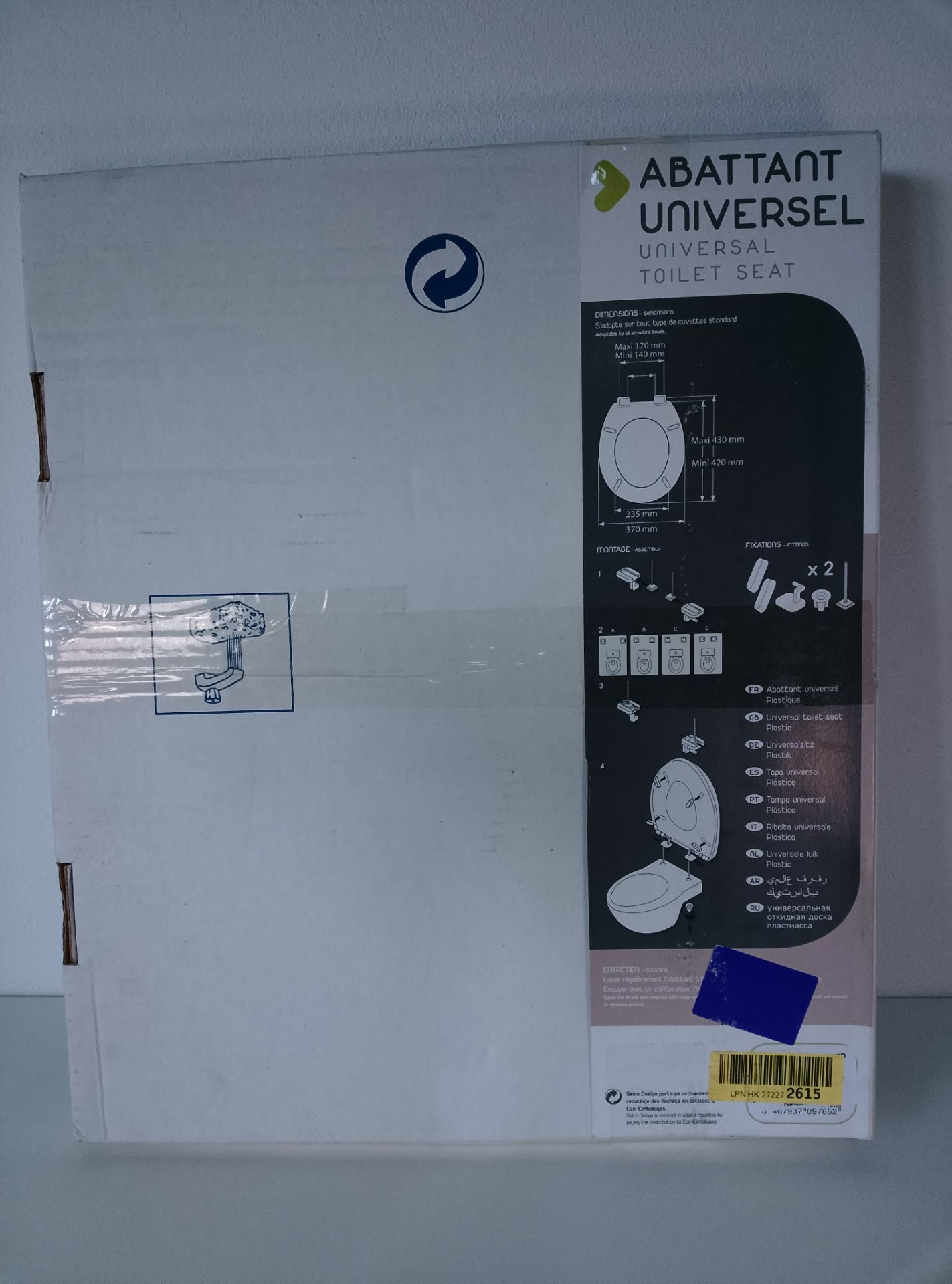 Abattant universel Universal toilet seat - pohled 4