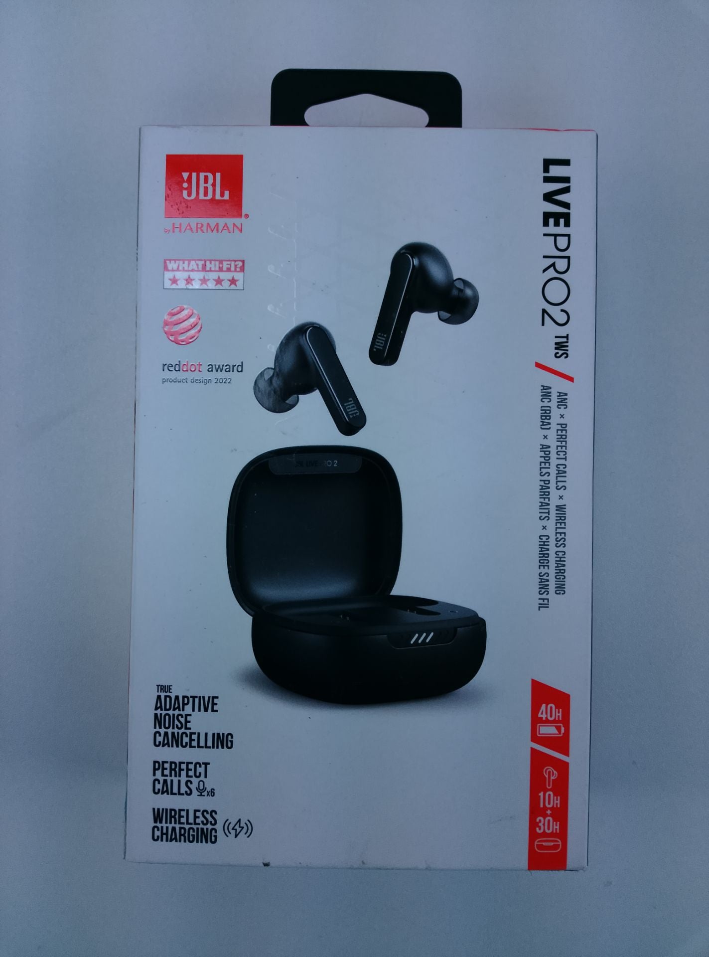 JBL Live Pro 2 - čelní pohled