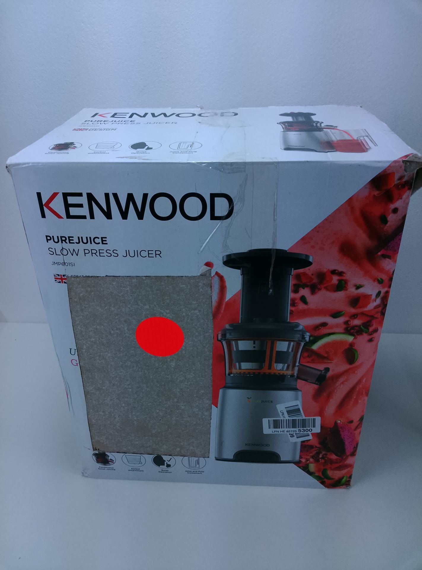 Kenwood JMP60 - čelní pohled