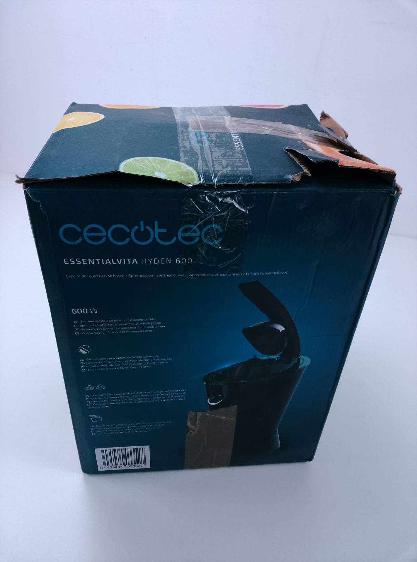 Cecotec Essentialvita Hyden 600 - čelní pohled