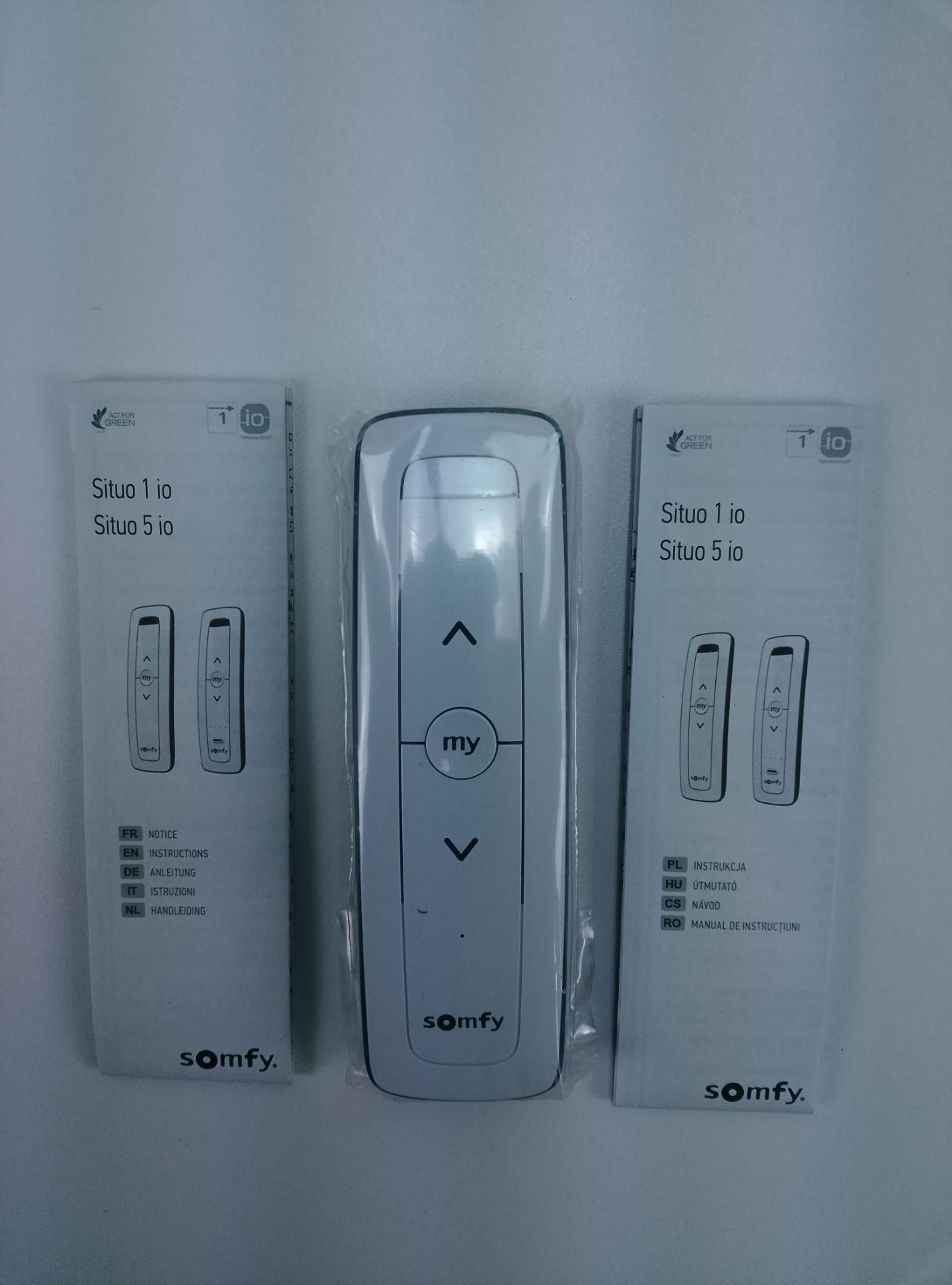 Somfy Situo 1 io Pure II EE - čelní pohled
