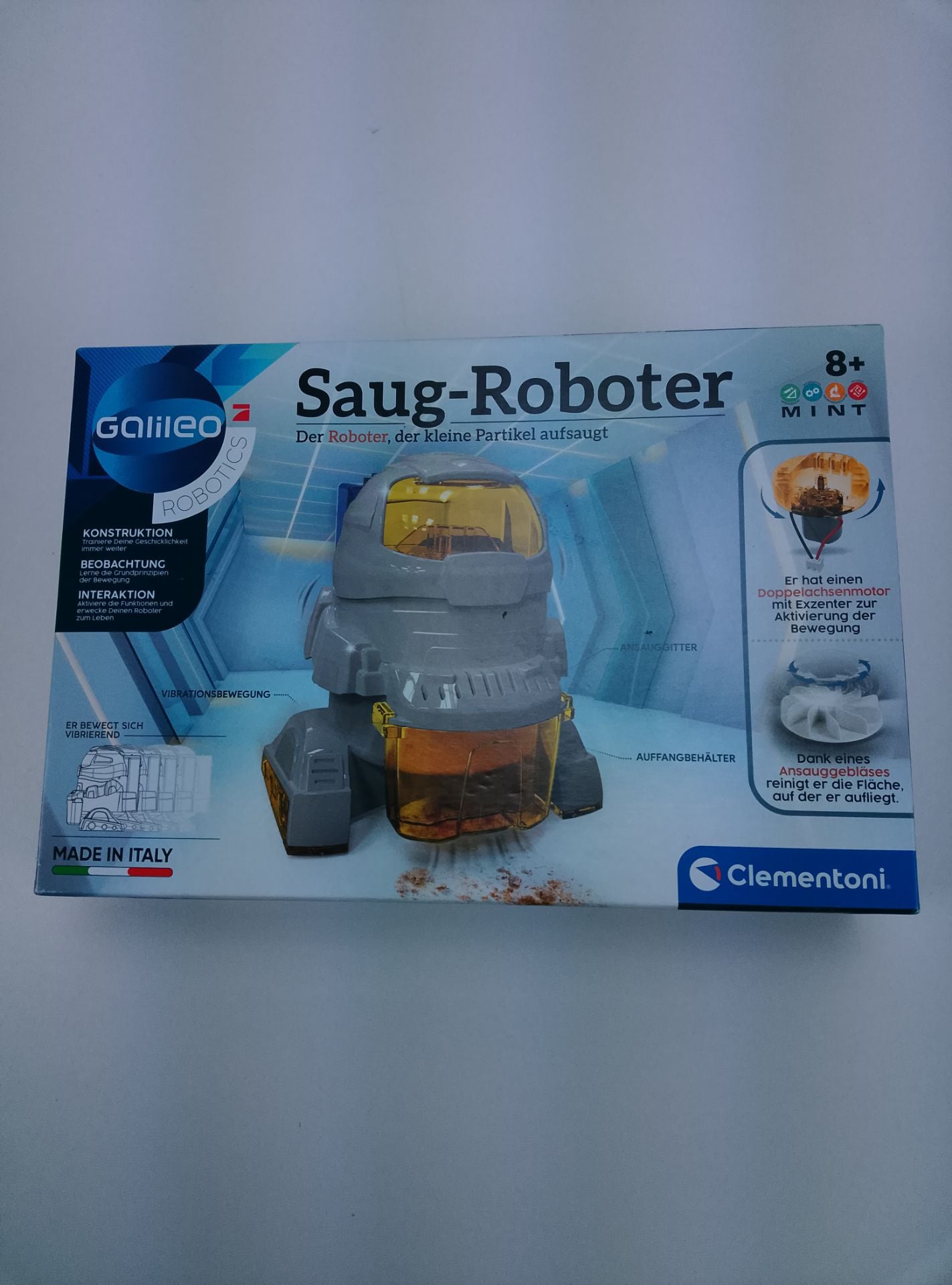 Galileo Saug-Roboter - čelní pohled