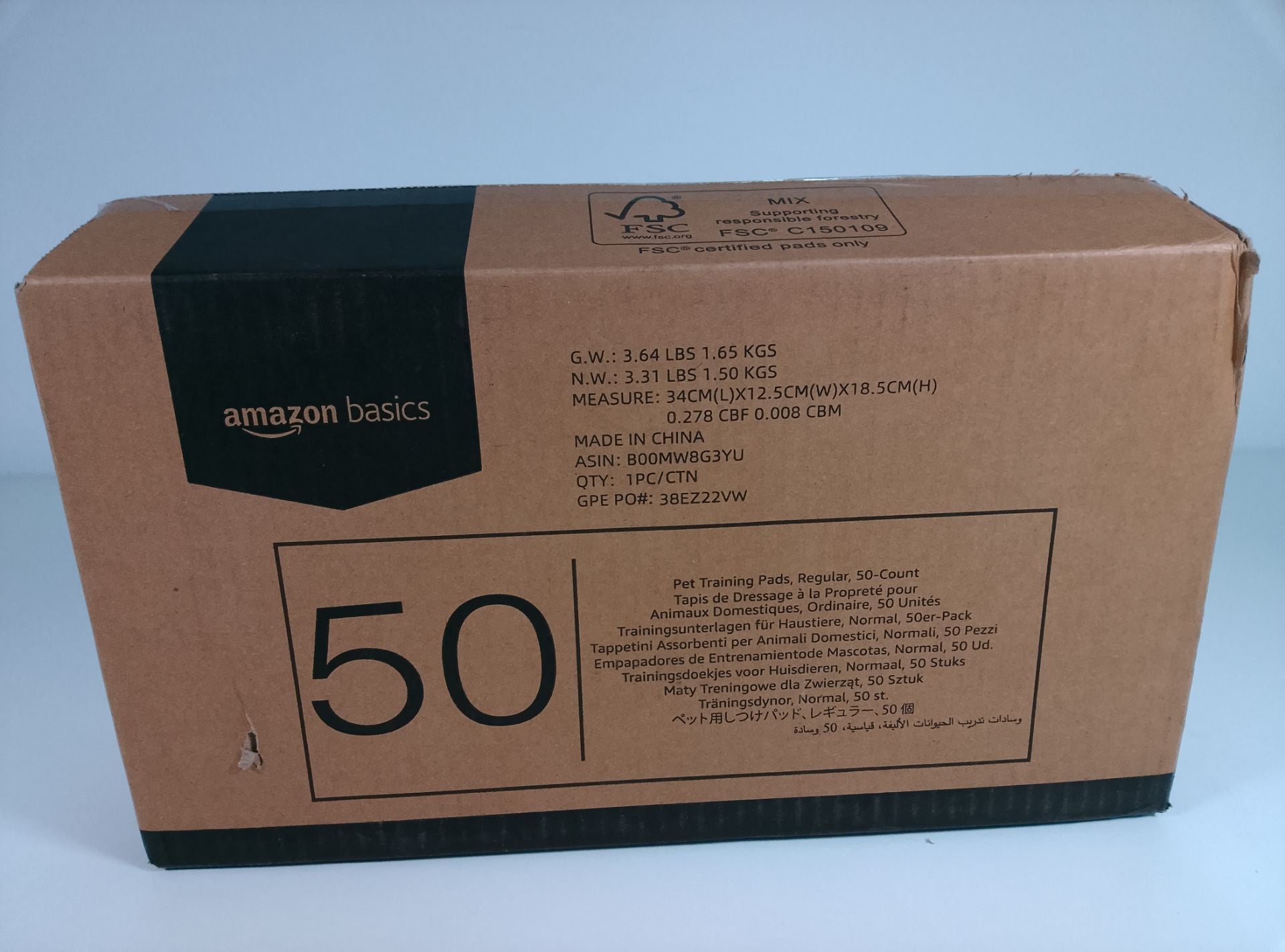 Amazon Basics Neznámý model - čelní pohled