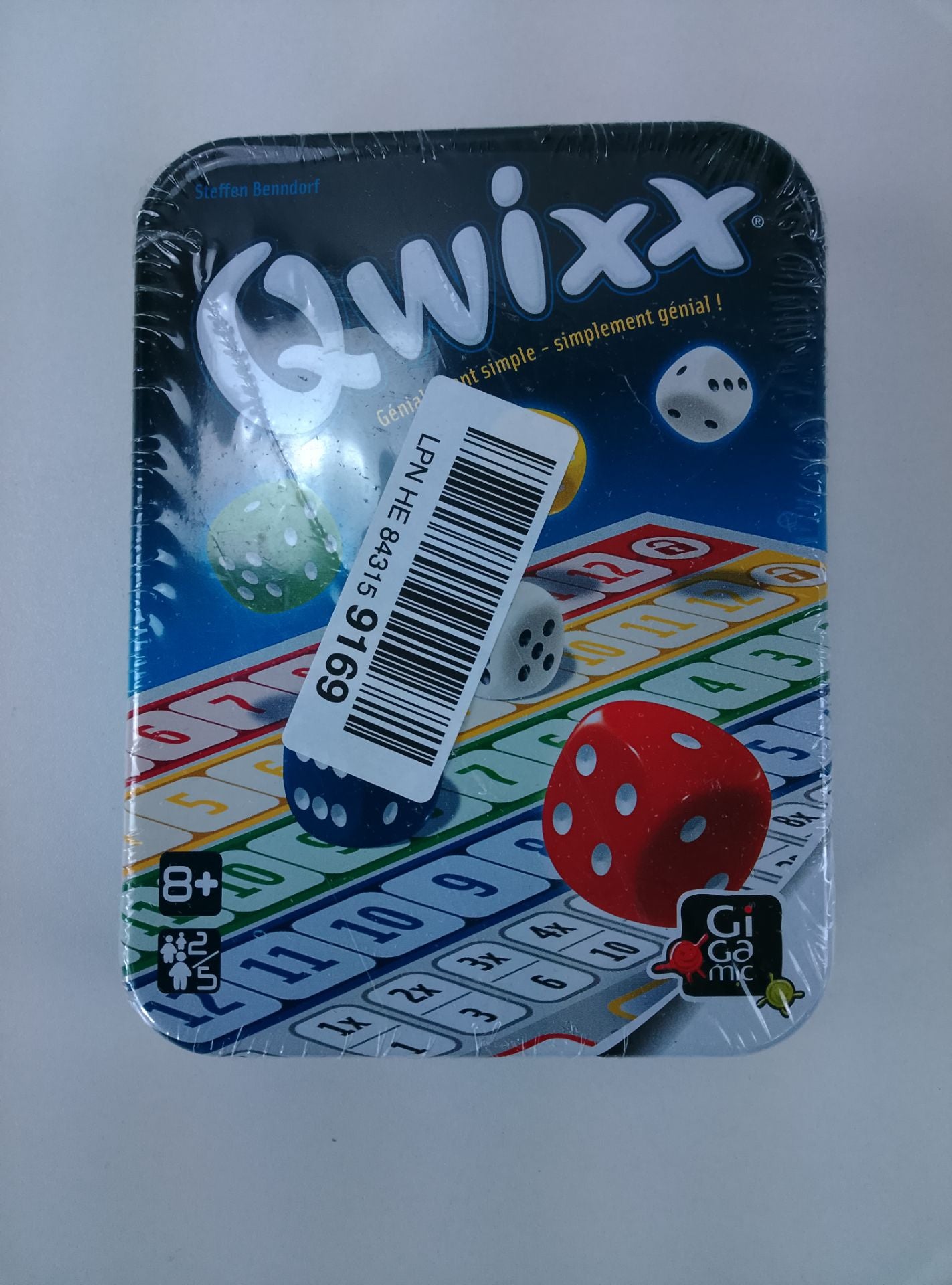 Qwixx Neznámý model - čelní pohled