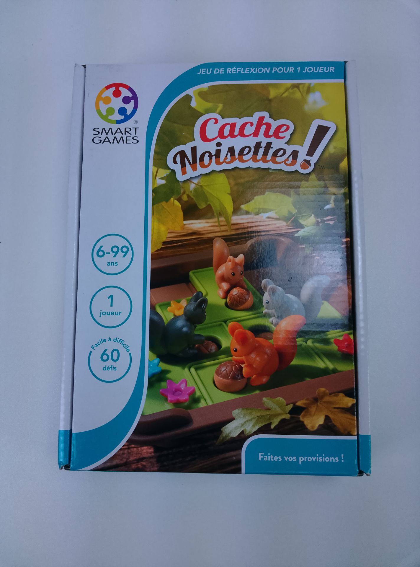 Smart Games Cache Noisettes - čelní pohled